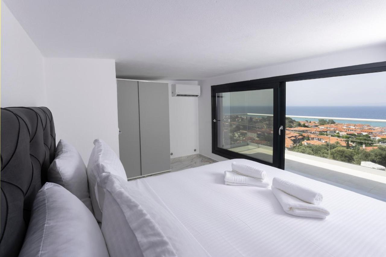 The Sea View Apartment โปไลโครโน ภายนอก รูปภาพ